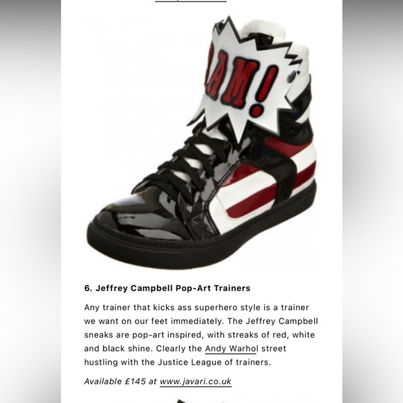 Jeffrey Campbell Pop Art Trainers - Picture 8 of 8